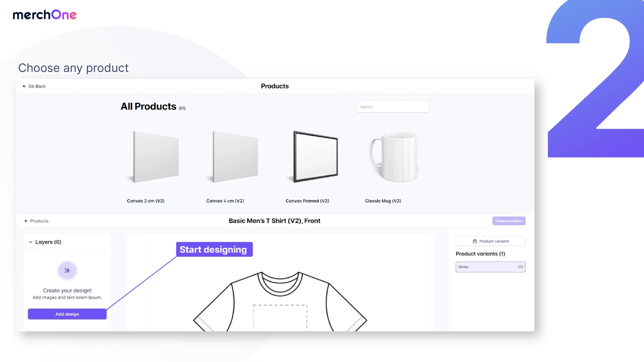 AI-powered configurator Step 2