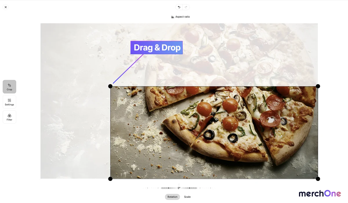Crop - Drag and Drop