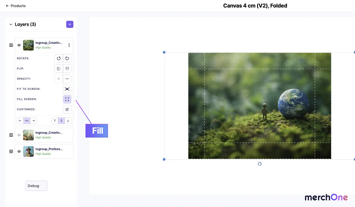 Fill image