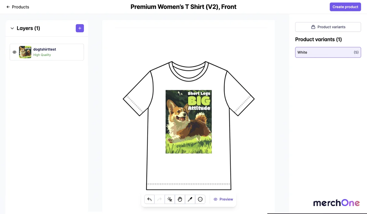 Corgi Dog Breed T-Shirt Design