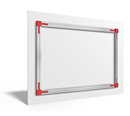Alu Backframe hanging system