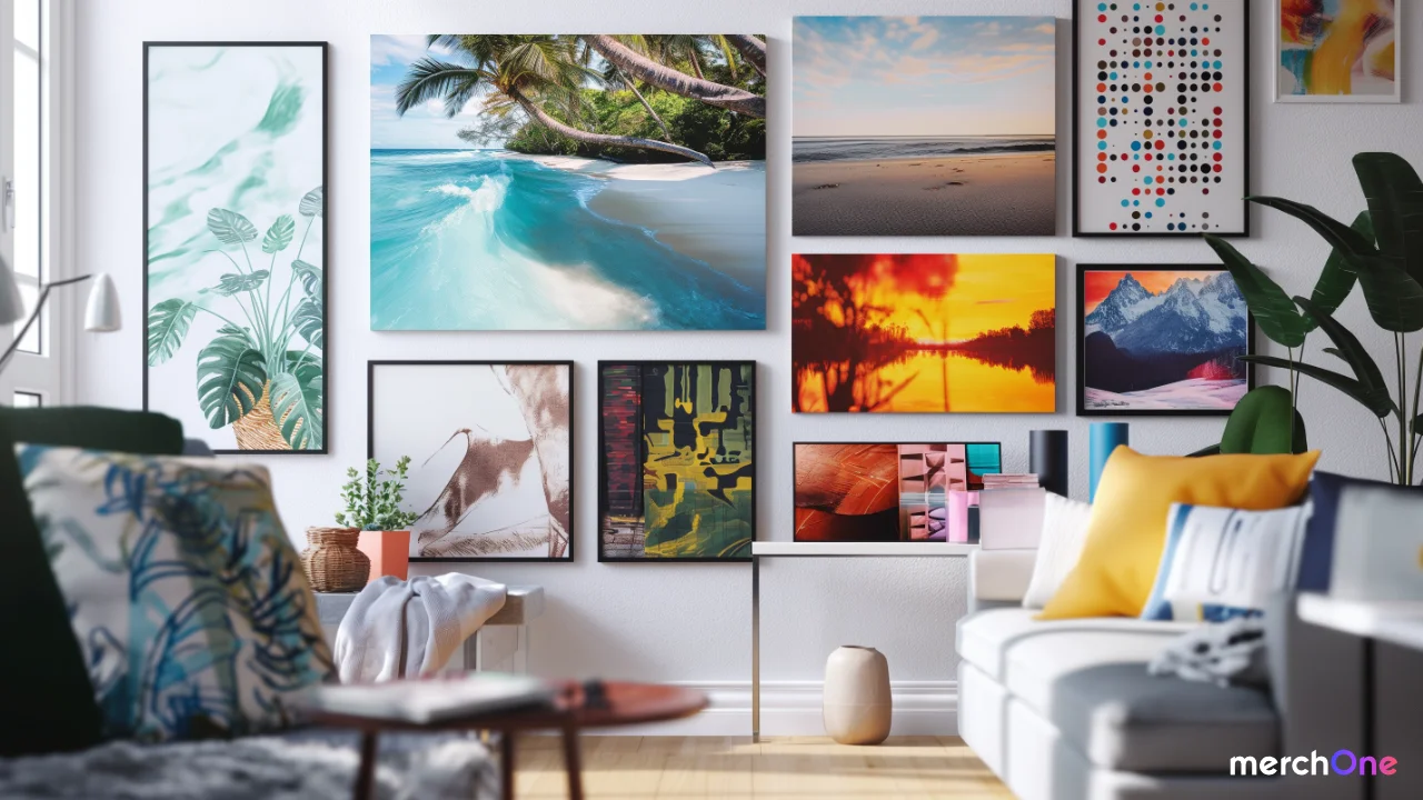 POD wall art vs bulk