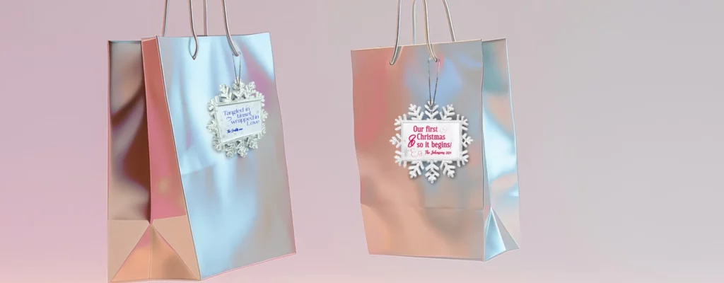Clear Snowflake Ornament