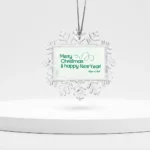 Clear Snowflake Ornament