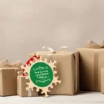 Personalized wooden snowflake ornament