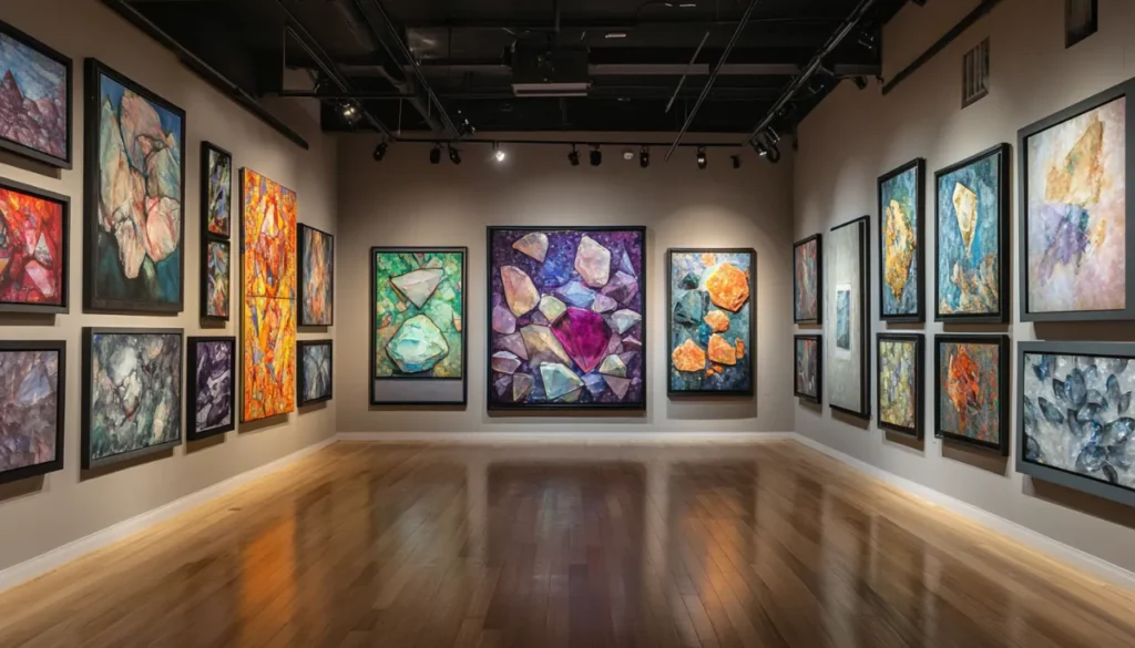 gemstone gallery framed canvas • merchOne