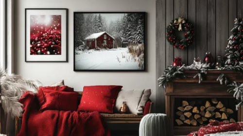 Holiday-Themed Wall Art Bundles (3) • merchOne • merchOne