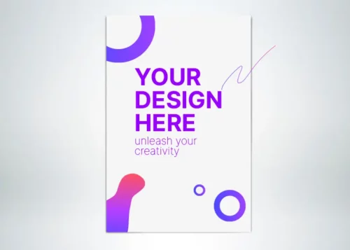 adhesive poster