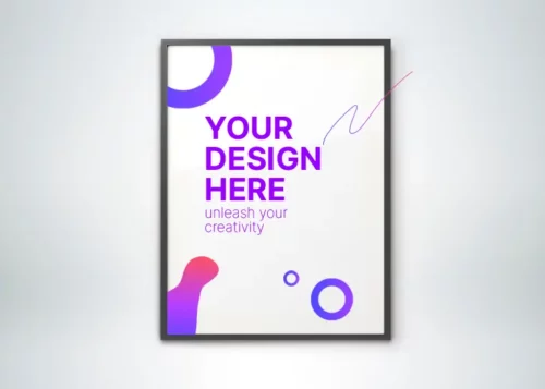framed poster