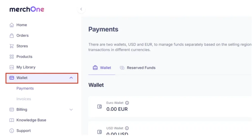 merchOne Wallet - add funds (1)
