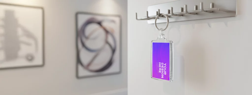 Rectangular Keyring