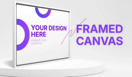 Framed Canvas • merchOne print on demand canvas - Framed Canvas • merchOne