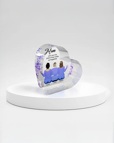 custom mother's day gifts - Heart Acrylic