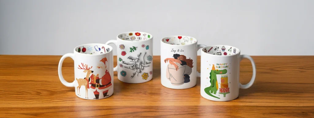Seasonal Mug with Pre-Printed Inside