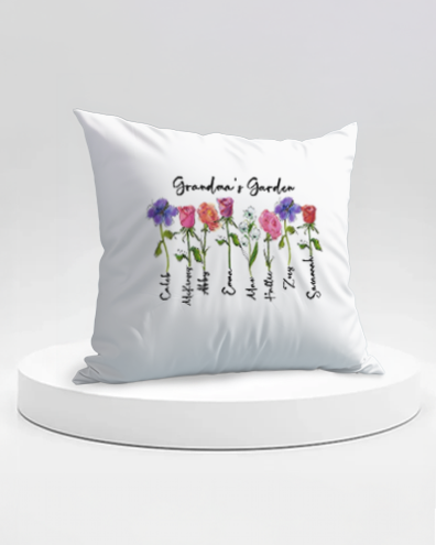custom mother's day - cotton pillow