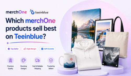 Which merchOne products sell best on Teeinblue?  • merchOne