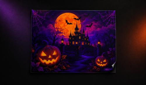 Halloween - Adhesive Poster • merchOne