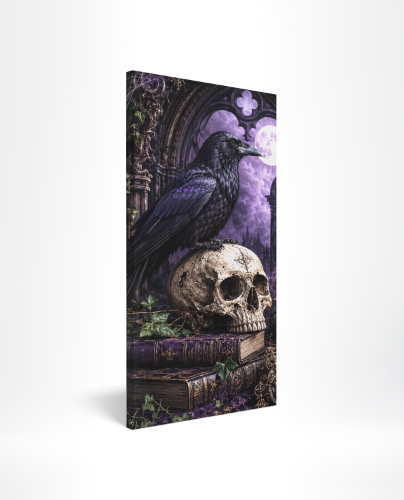 Canvas (4 cm) for spooky statement pieces, large-scale halloween wall art, and gallery-style seasonal displays. 