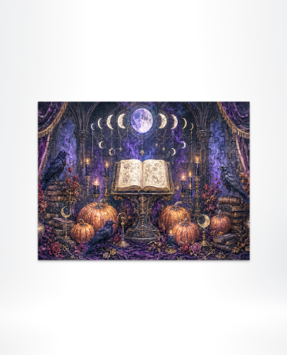 Puzzle for halloween family activities, spooky game-night gifts, and seasonal gift-box bundles. 