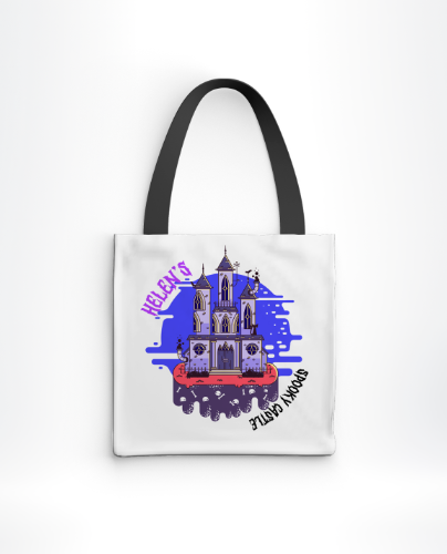 Tote Bag for trick-or-treat candy bags, halloween party carry, personalized name totes, and daily seasonal use.